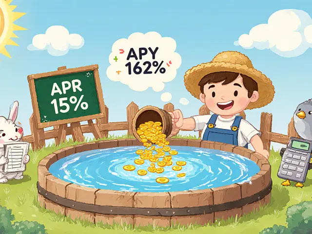 How to Calculate Yield Farming Returns: APR vs APY, Fees & Risks