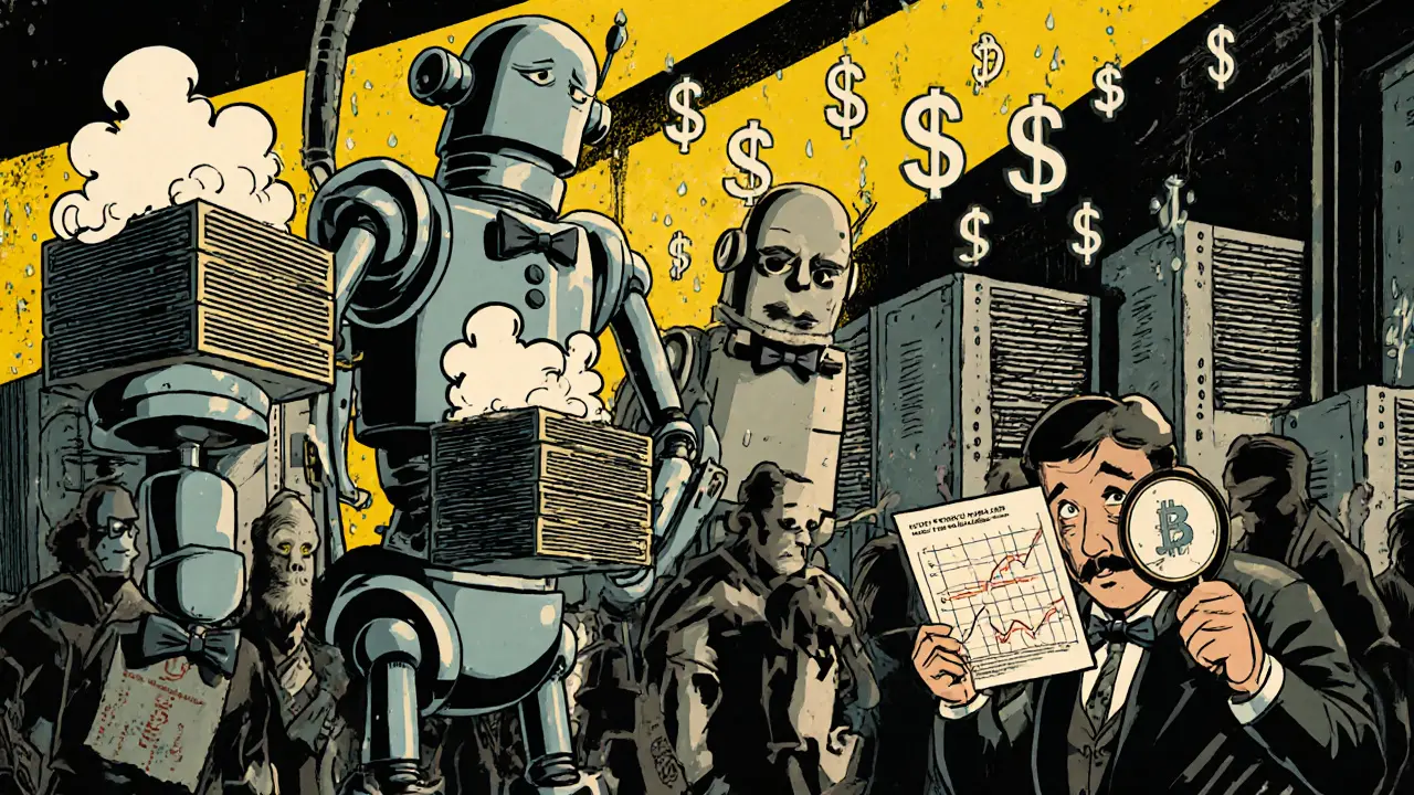 Retro mining farm with old Antminer S9s shutting down as new S21 units shine brightly