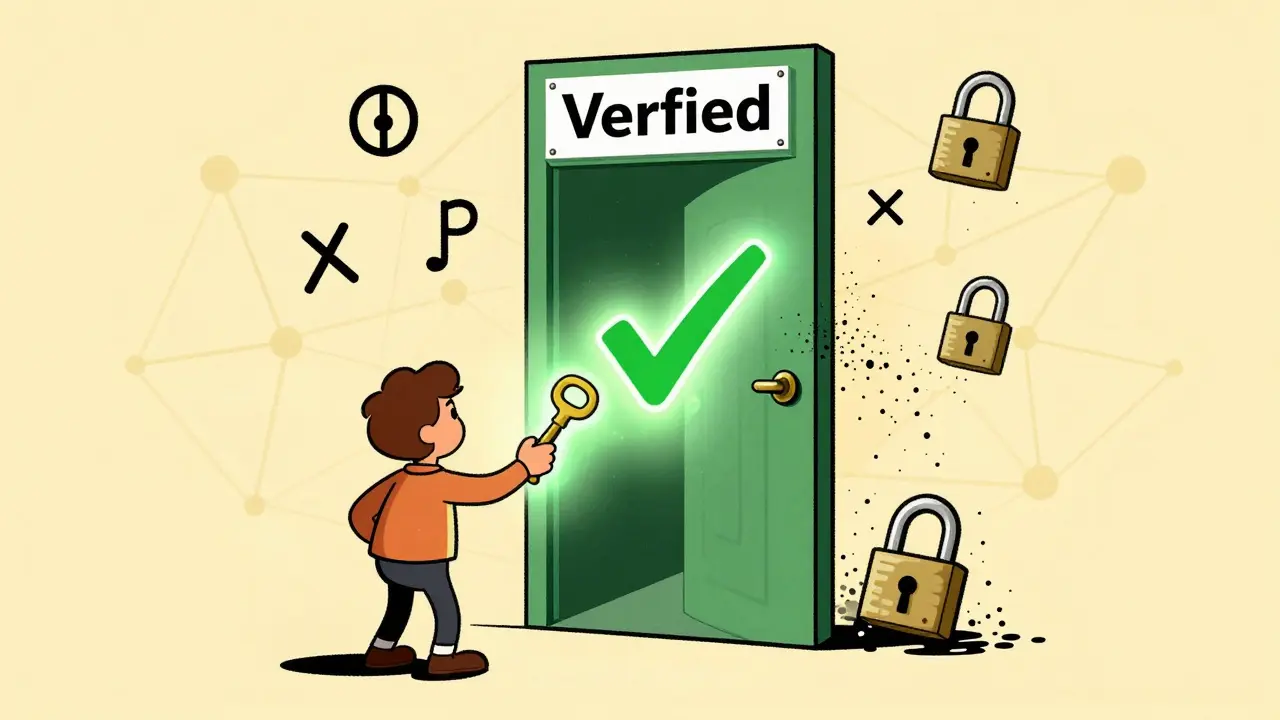 Illustration of zero-knowledge proof concept with hidden data