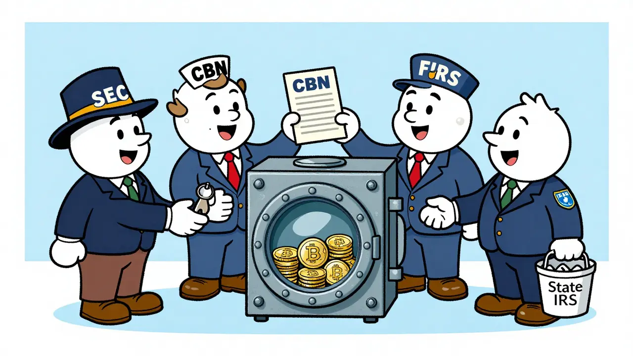 Government agencies collaborating on crypto regulation