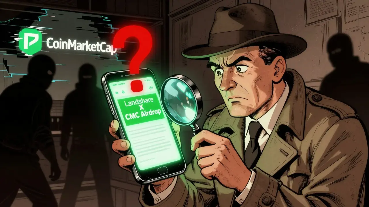 Landshare (LAND) X CMC Airdrop: Is It Real? Details, Risks & How to Verify
