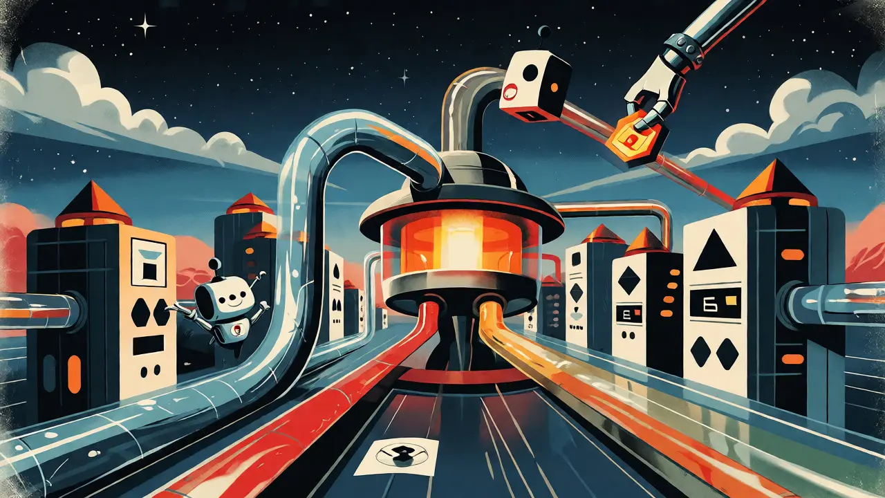 Retro robots transferring data packets between exchange buildings in a network